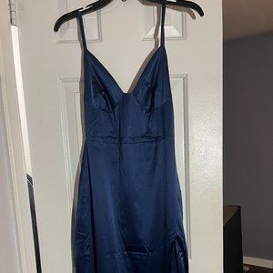 beginning boutique blue prom dress